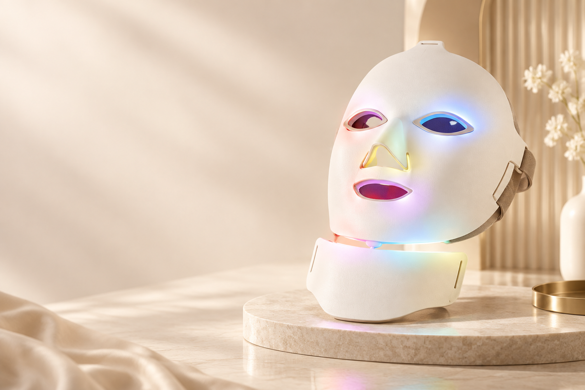 Nofretia hero with 7-color LED mask